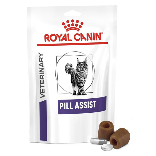 Royal Canin Pill Assist package for cats on a white background