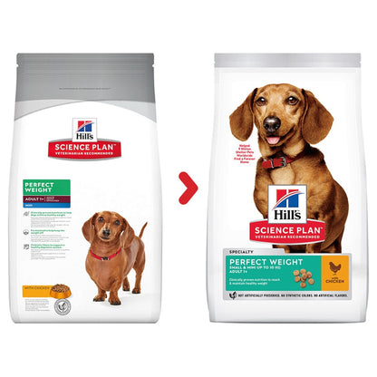 Perfect weight small dogs