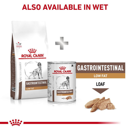 Royal Canin Gastrointestinal pet food packaging on a white background