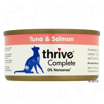 thrive 75g cat food tins